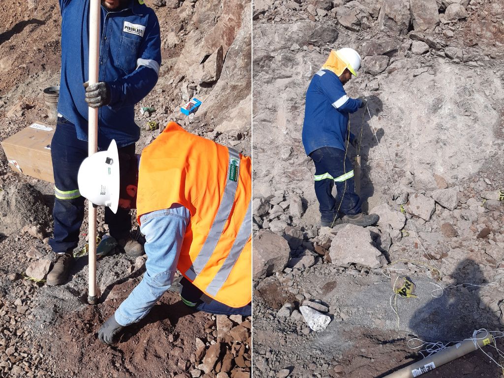 Uso de explosivos pirotécnicos de baja intensidad 4